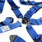 NRG 5PT 3in. Seat Belt Harness / Cam Lock - Blue