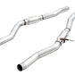 AWE 2020 Toyota Supra A90 Resonated Touring Edition Exhaust - 5in Chrome Silver Tips