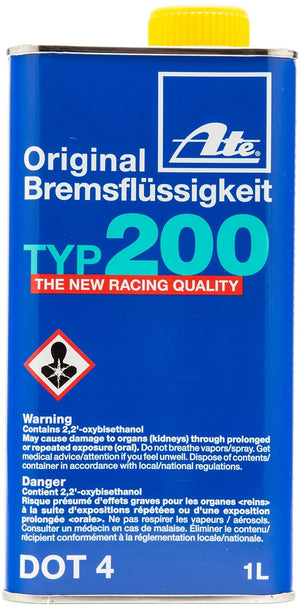 ATE Original TYP 200 DOT 4 Brake Fluid - 1 L - Universal