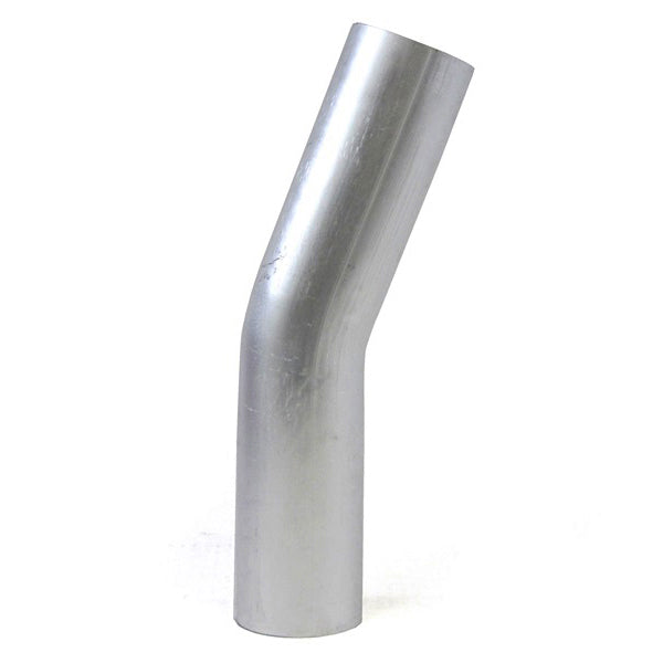 HPS 2.5" OD 20 Degree Bend 6061 Aluminum Elbow Pipe 16 Gauge w/ 2 1/2" CLR