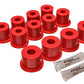 Energy Suspension 80-86 Nissan 720 & Hardbody Pickup 2WD Red Rear Leaf Spring Bushing Set