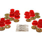 Energy Suspension 92-02 Dodge Viper Red Rear Control Arm Bushing Set