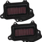 K&N 16-17 Suzuki Boulevard M90 1462CC Replacement Drop In Air Filter (Set of 2)