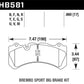 Hawk 09 Nissan GT-R R35 HPS Street Front Brake Pads