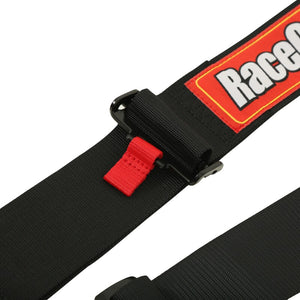 RaceQuip Black SFI CAMLOCK 6pt PU Lap Seat Belt