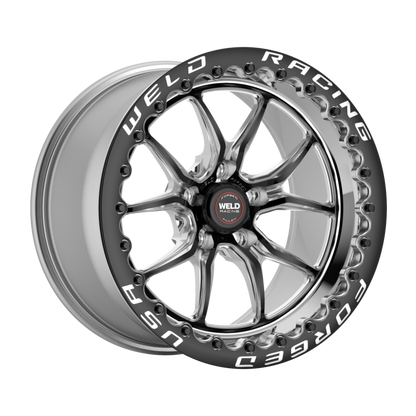 Weld RT-S S85 17x11 / 5x115 BP / 5.8 BS Black Wheel (Med Pad) - Single Beadlock 3.18 ID