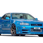 GReddy 99-02 Nissan Skyline GT-R BNR34 Aluminum Radiator TW-R