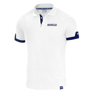 Sparco Polo Corporate LRG White