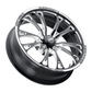 Weld V-Series 1-Piece 15x3.5 / Spindle Mount / 1.75in. BS Gloss Black Milled Wheel