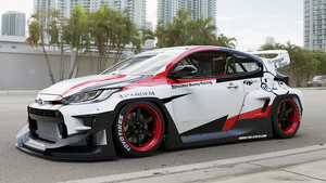 Rocket Bunny x Pandem V1 Front Lip 2020-2025 Toyota GR Yaris (For use w/ V1 Widebody Kit)
