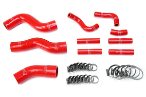 HPS Silicone Radiator + Heater Coolant Hose Kit Toyota 1992-1997 Land Cruiser FJ80 4.5L I6 without rear heater