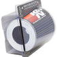 K&N Universal Air Filter Chrome Round Tapered Blue - 4in Flange ID x 1.125in Flange Length x 5.5in H