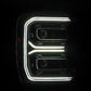 AlphaRex 23-26 Ford F-250 SD LUXX LED Proj Headlights Alpha Blk w/Activ Light/Seq Signal/Switchback