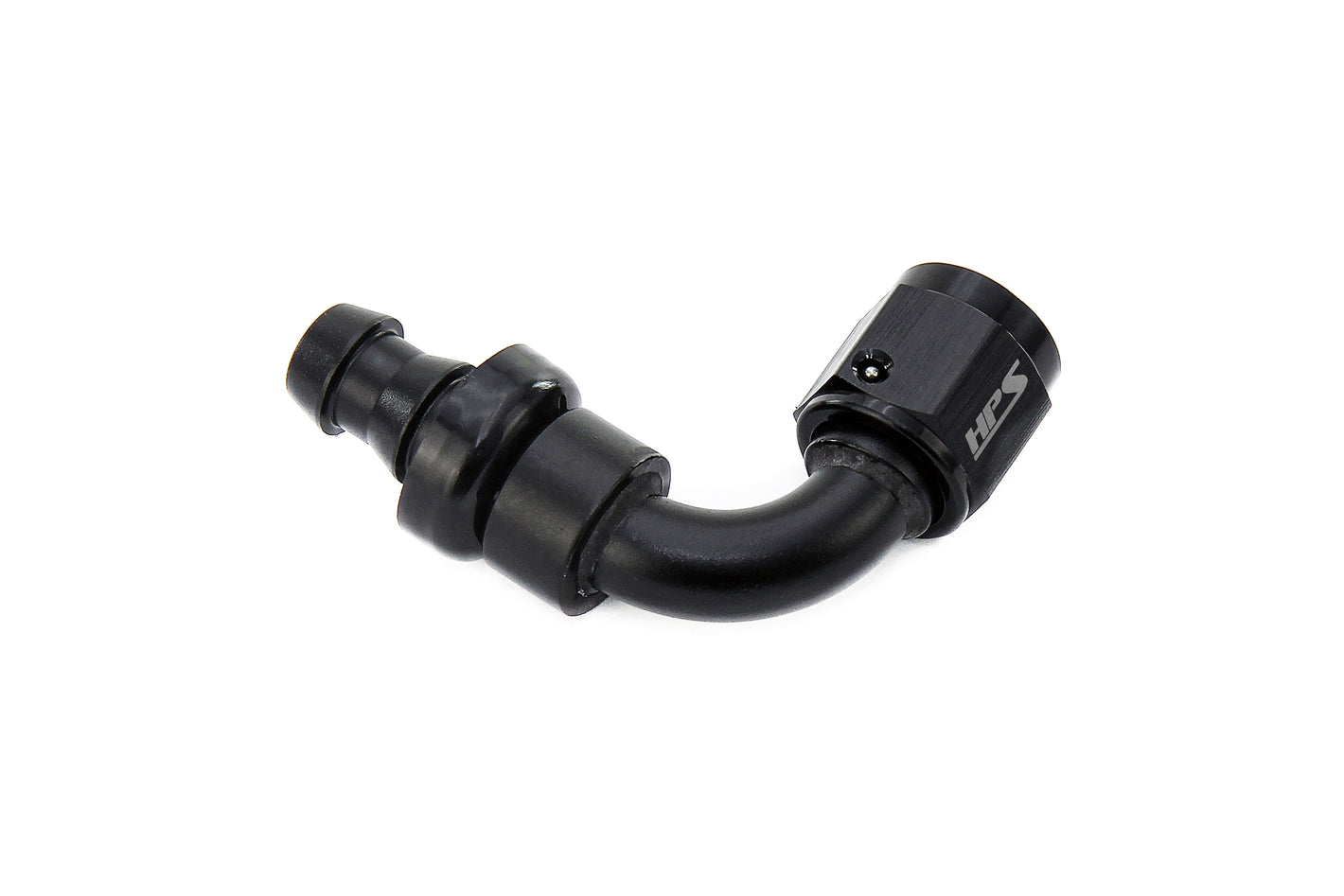 HPS Performance -4 90 Degree Push-On Aluminum Hose End