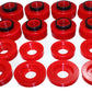 Energy Suspension 08-16 Ford F-250/F-350/F-450/F-550 Super Duty Crew Cab Red Body Mount Set