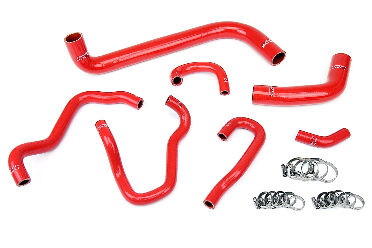 HPS Red Silicone Radiator + Heater Coolant Hose Kit Honda 2006-2009 S2000