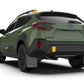 Rally Armor - 2024 Subaru Crosstrek (Wilderness Only) Black UR Mud Flap W/Grey Logo-No Drilling Req