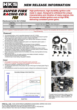 HKS SUPER FIRE RACING COIL PRO FD3S RX-7