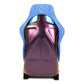NRG FRP Bucket Seat (Medium) Prisma-Chromatic Royal Blue Vegan Suede w/ Chameleon Back