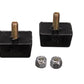 Energy Suspension Univ Blk 7/8in H x 1-7/8in L x 1-3/8in W Low Profile Rectangular Bump Stops (2 ea)