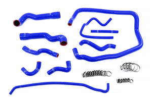 HPS Performance Silicone Hose Kit - Radiator, Heater, Throttle Body, Expansion Tank Coolant Hoses 57-2088-BLUE