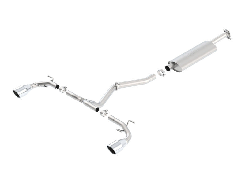 Borla_S-Type_Cat_Back_ExhaustBorla S-Type Cat Back Exhaust for 2013+ BRZ/FRS/86 and 2022 BRZ/GR86, known for its robust performance and distinctive sound enhancement.