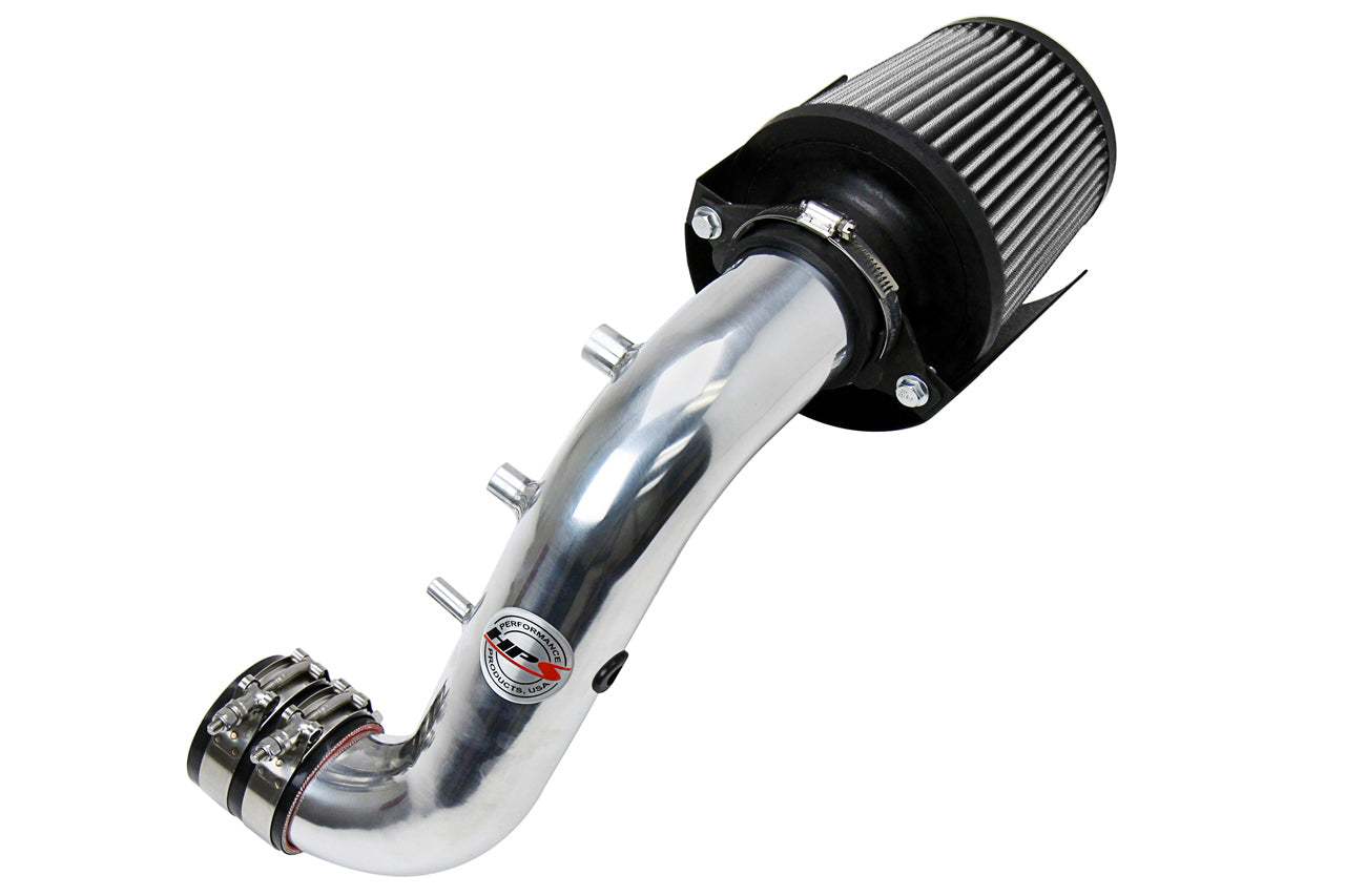 HPS Performance Air Intake Kit with Heat Shield Polished 827-121P