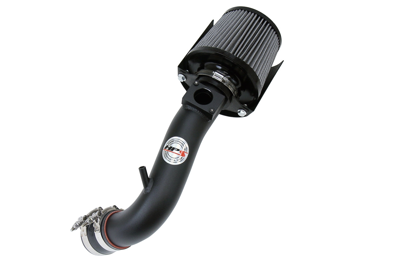 HPS Performance Air Intake Kit with Heat Shield Black 827-162WB