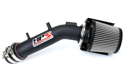 HPS Performance Air Intake Kit with Heat Shield Black 827-173WB