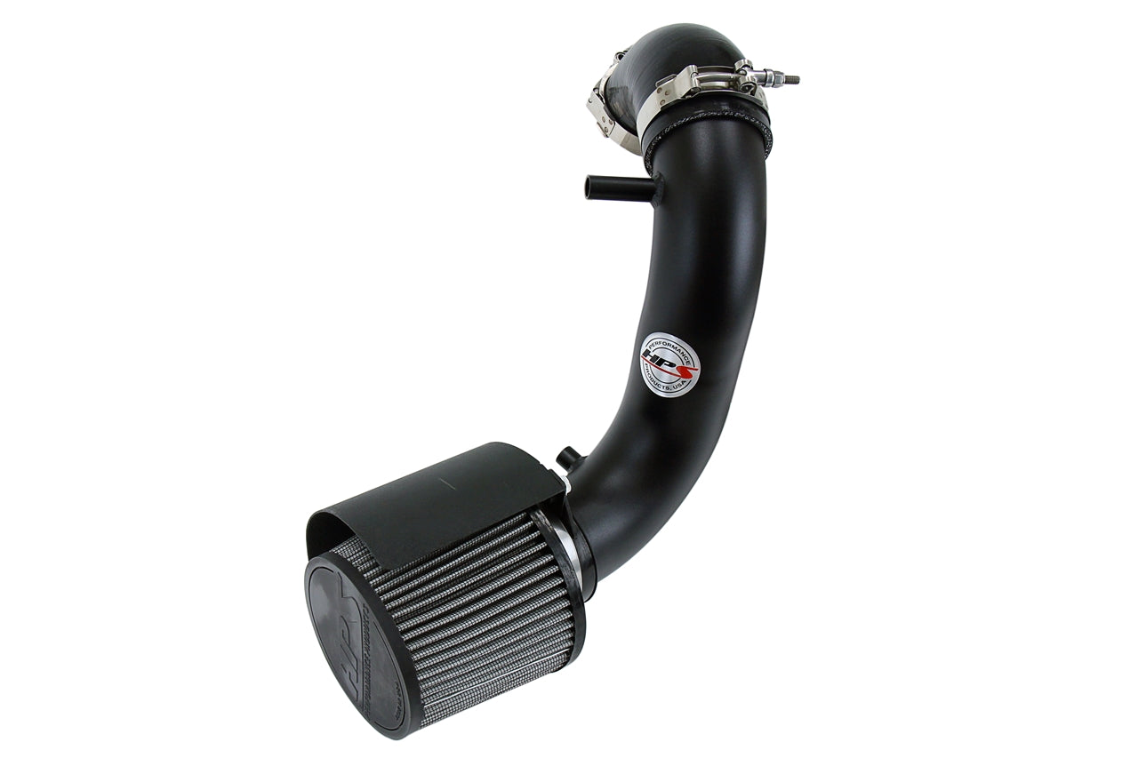 HPS Performance Air Intake Kit with Heat Shield Black 827-301WB
