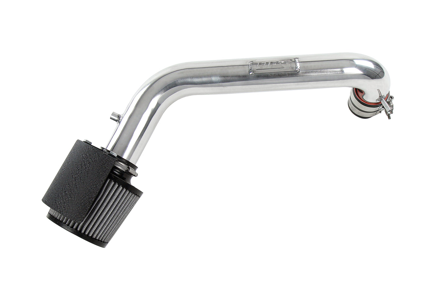 HPS Performance Air Intake Kit with Heat Shield Polished 827-408P
