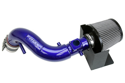 HPS Performance Air Intake Kit with Heat Shield Blue 827-515BL