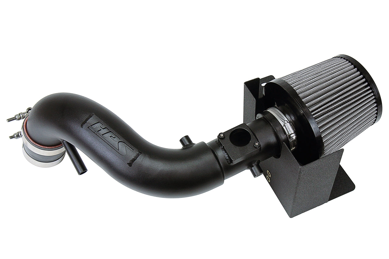 HPS Performance Air Intake Kit with Heat Shield Black 827-515WB