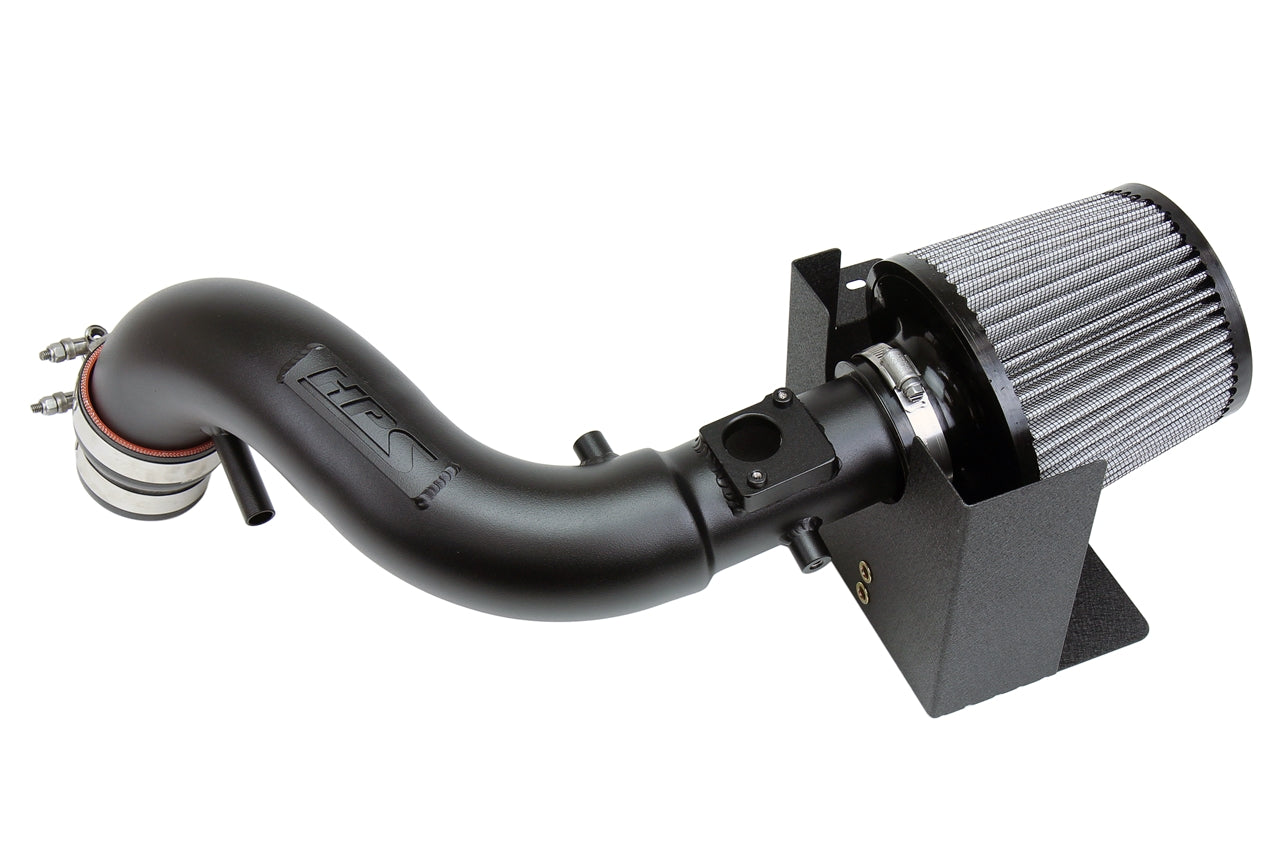 HPS Performance Air Intake Kit with Heat Shield Black 827-516WB