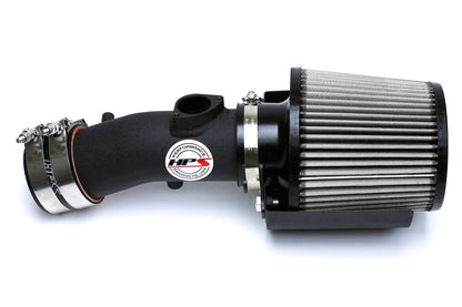 HPS Performance Air Intake Kit with Heat Shield Black 827-531WB