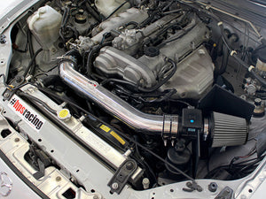 HPS Performance Air Intake Kit with Heat Shield, Polished, 827-537P