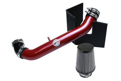 HPS Performance Air Intake Kit with Heat Shield Red 827-537R