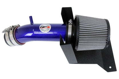 HPS Performance Air Intake Kit with Heat Shield Blue 827-538BL