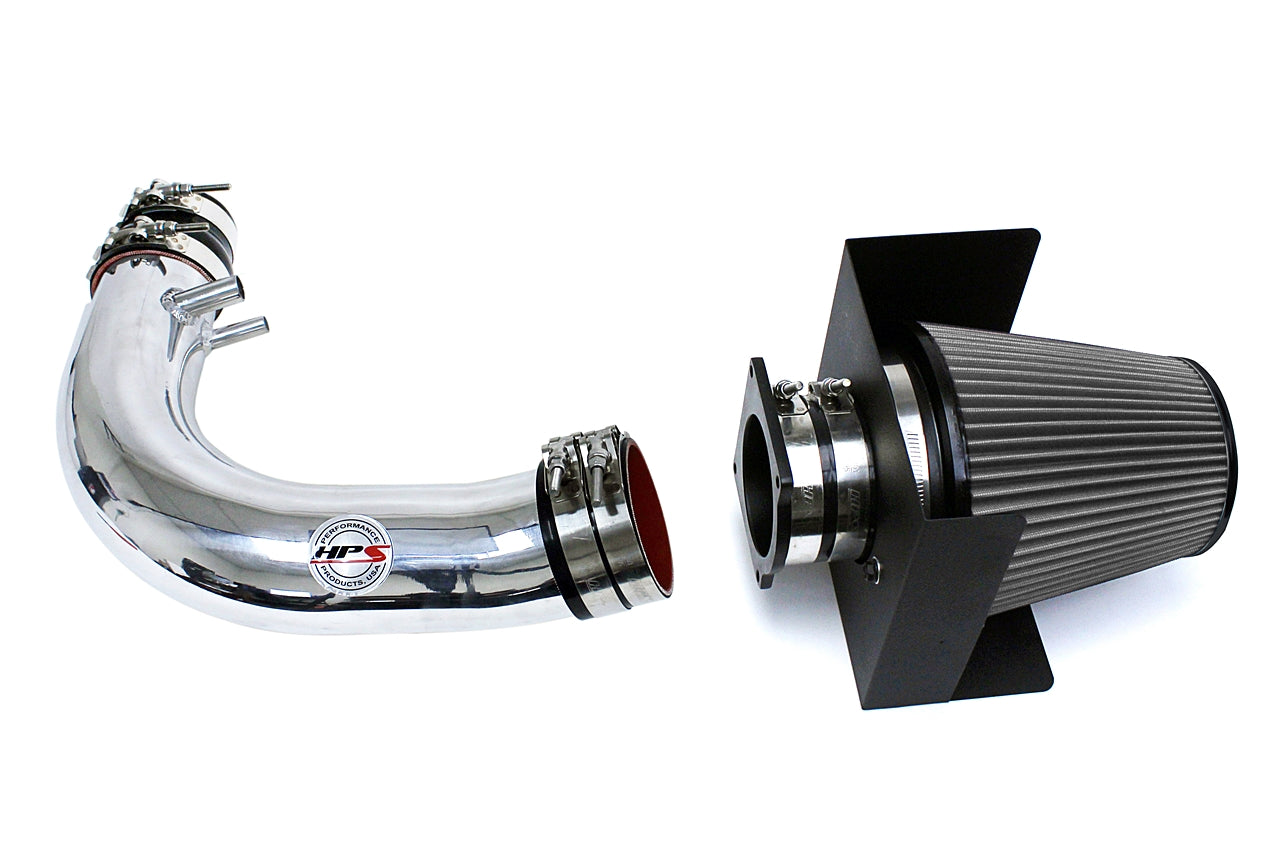 HPS Performance Air Intake Kit with Heat Shield Polished 827-540P