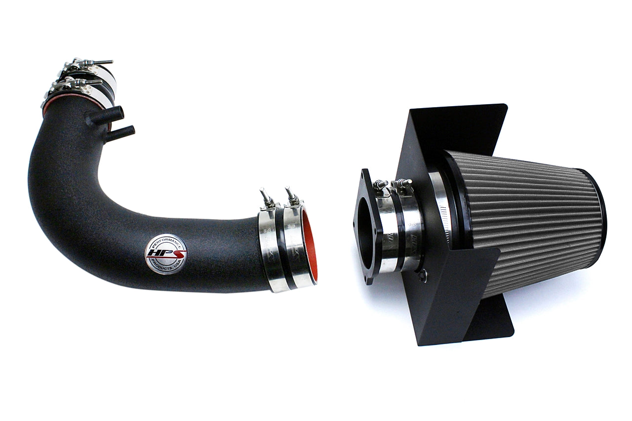 HPS Performance Air Intake Kit with Heat Shield Black 827-540WB