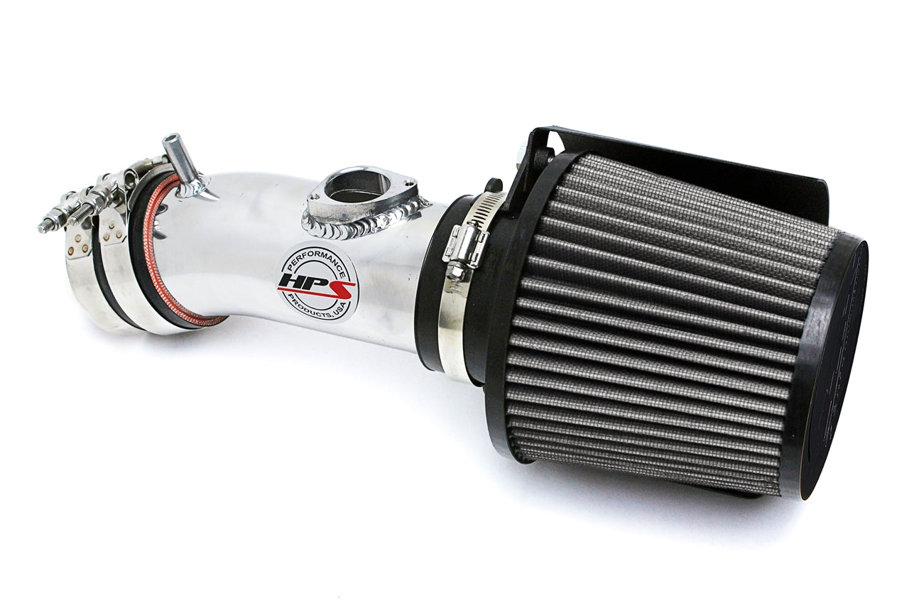 HPS Performance Air Intake Kit with Heat Shield Polished 827-547P