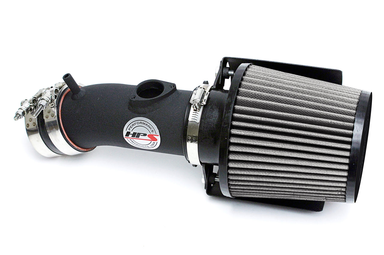 HPS Performance Air Intake Kit with Heat Shield Black 827-547WB