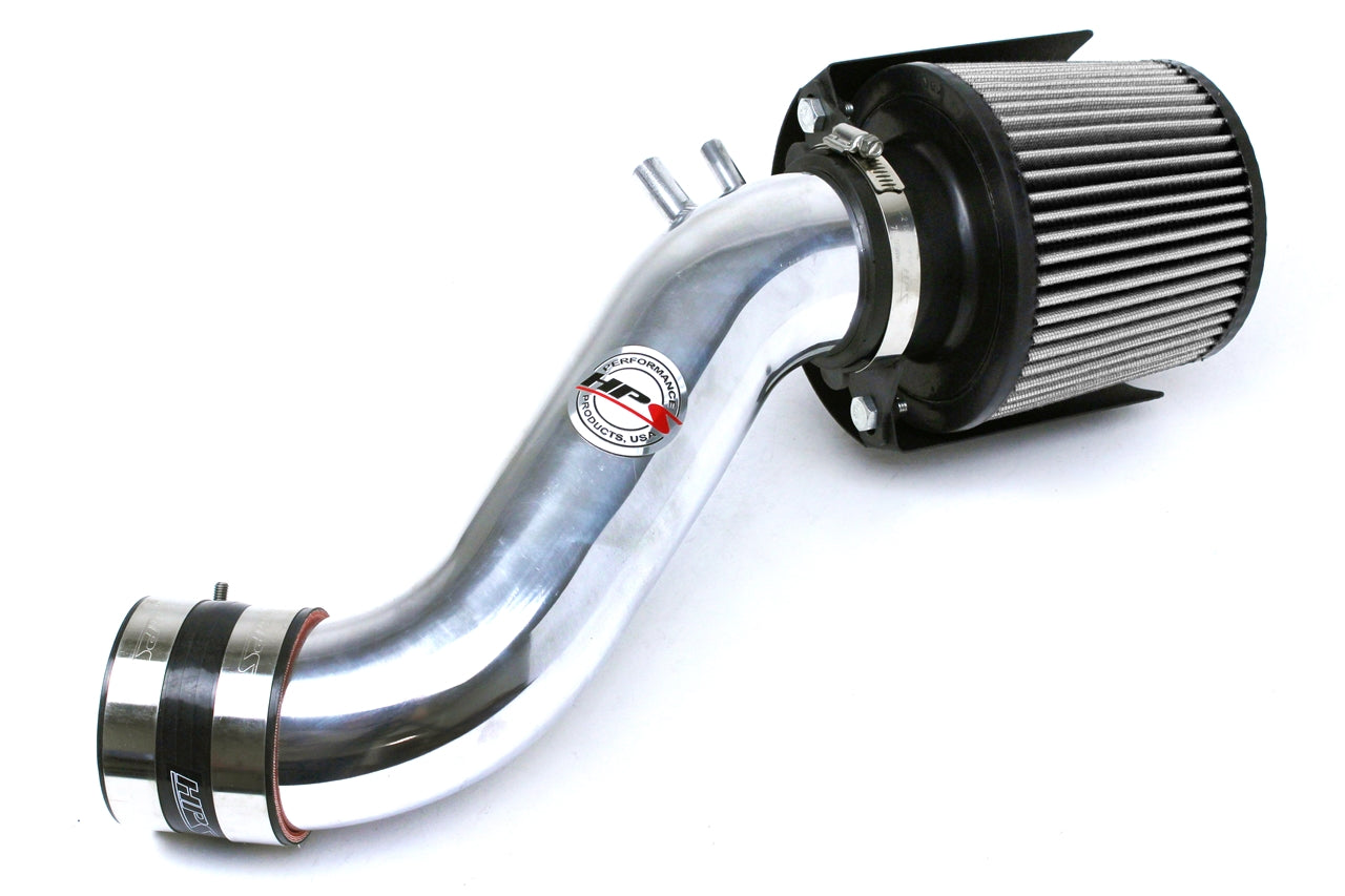 HPS Performance Air Intake Kit with Heat Shield Polished 827-549P