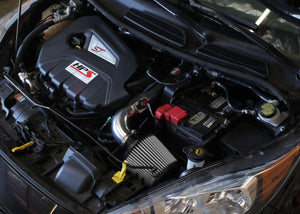 HPS Performance Air Intake Kit with Heat Shield, Polished, 827-553P