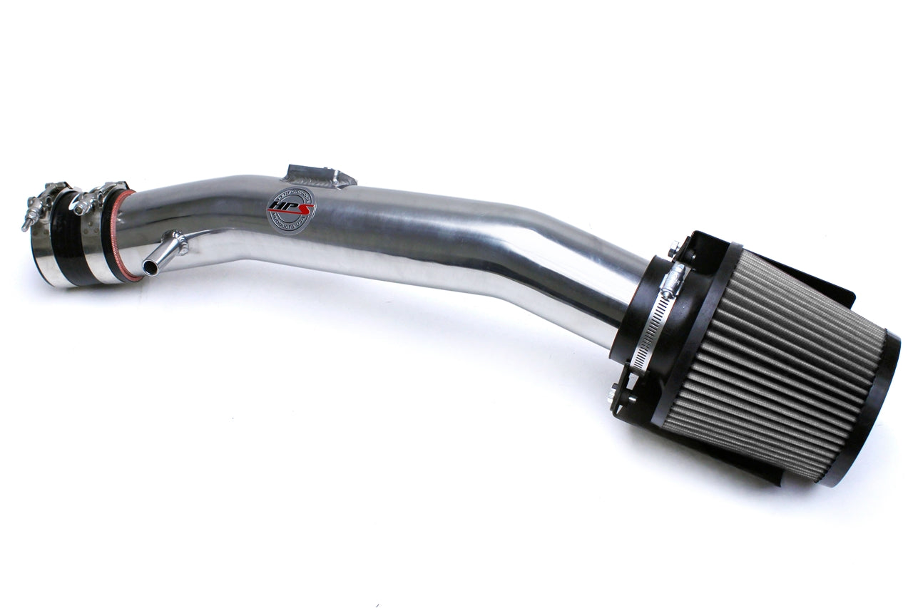 HPS Performance Air Intake Kit with Heat Shield Polished 827-558P