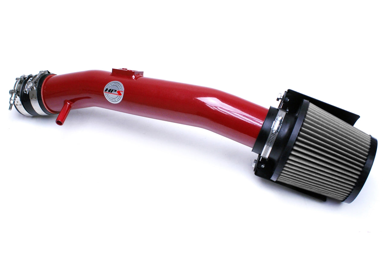 HPS Performance Air Intake Kit with Heat Shield Red 827-558R