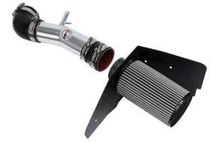 HPS Performance Air Intake Kit with Heat Shield Polished 827-596P