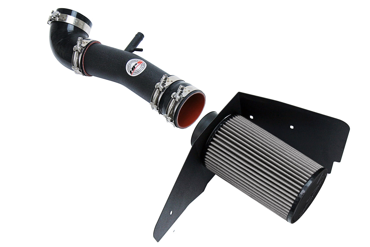 HPS Performance Air Intake Kit with Heat Shield Black 827-596WB