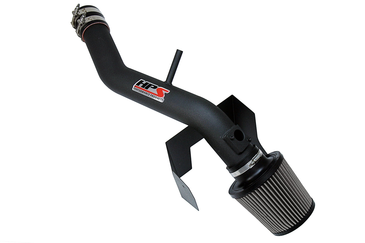 HPS Performance Air Intake Kit with Heat Shield Black 827-597WB
