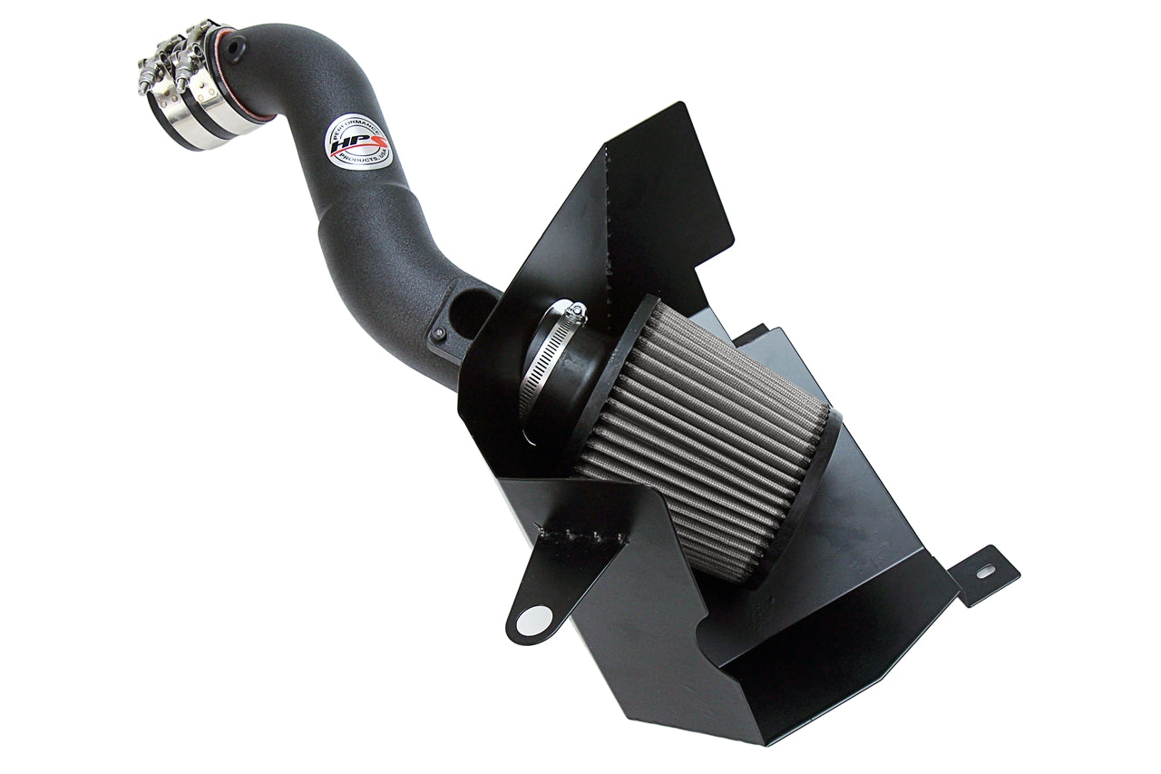 HPS Performance Air Intake Kit with Heat Shield Black 827-599WB